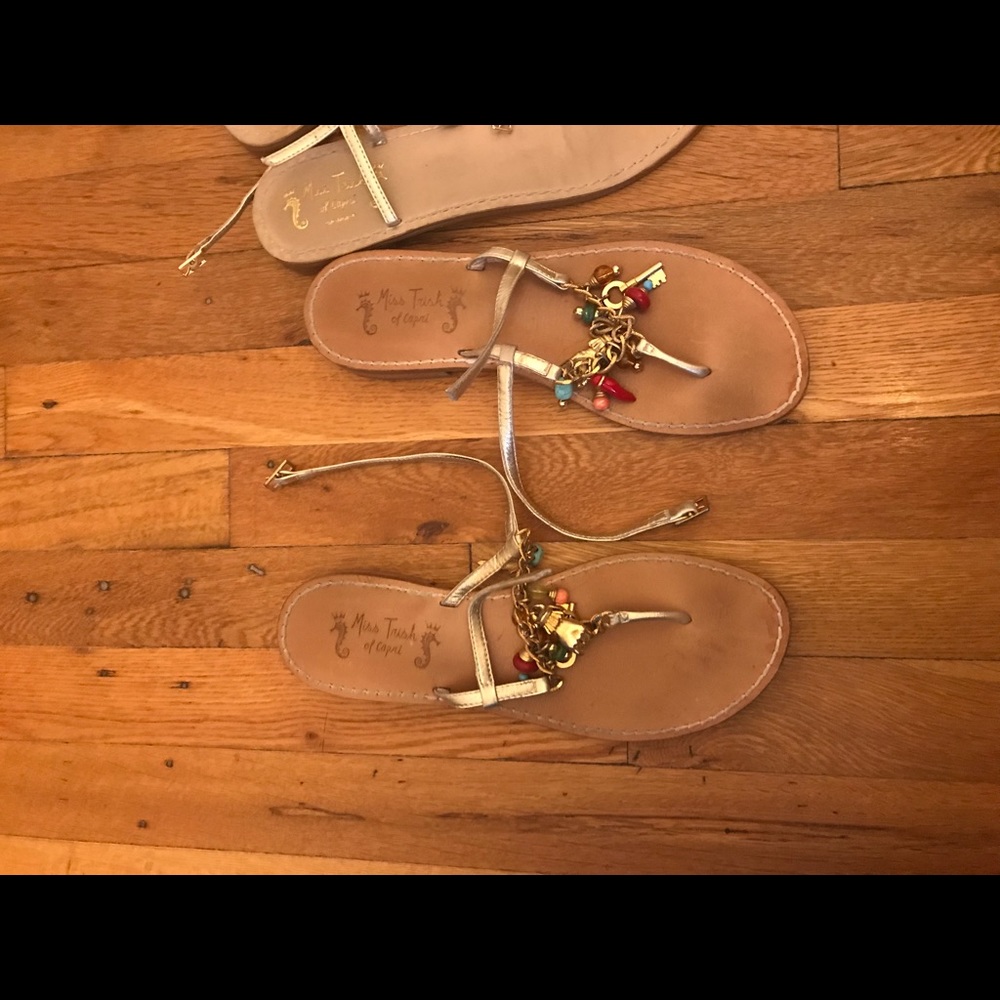 Miss Trish of Capri sandals